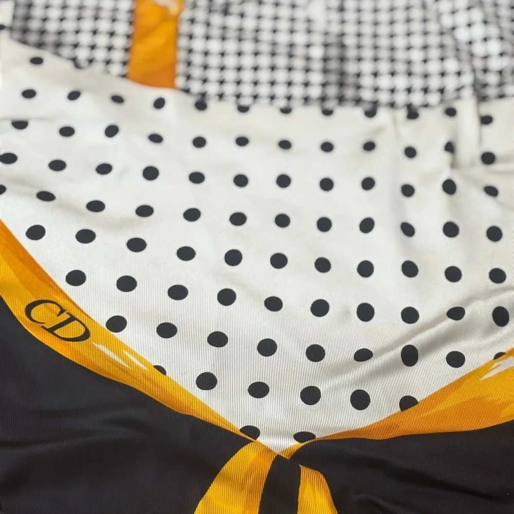 Vintage Dior Silk gift package Scarf